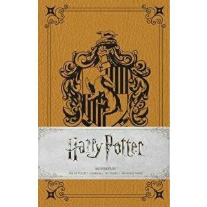 Harry Potter: Hufflepuff Ruled Pocket Journal, Hardcover - Insight Editions imagine