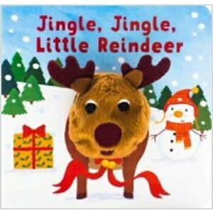Jingle, Jingle, Little Reindeer Finger Puppet Book - Cottage Door Press imagine