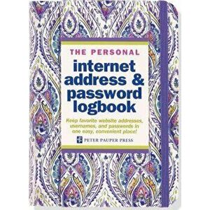 Silk Road Internet Address & Password Logbook, Hardcover - Peter Pauper Press imagine