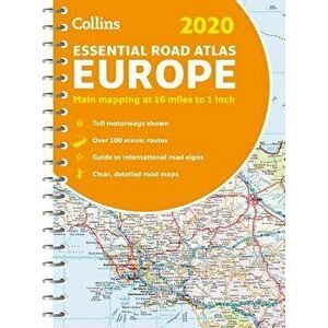 2020 Collins Essential Road Atlas Europe - Collins Maps imagine