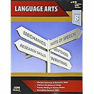 Steck-Vaughn Core Skills Language Arts: Workbook Grade 8, Paperback - Steck-Vaughn Company imagine