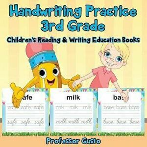 Handwriting Practice 3rd Grade: Children's Reading & Writing Education Books, Paperback - Professor Gusto imagine
