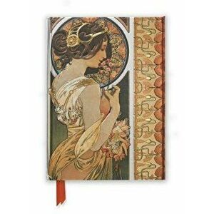Mucha: Cowslip and Documents Decoratifs (Foiled Journal), Hardcover - Flame Tree Studio imagine