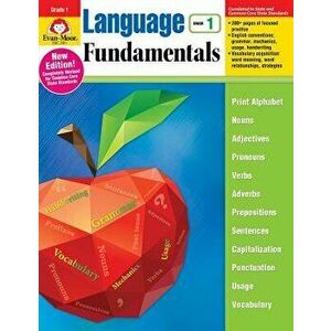 Language Fundamentals, Grade 1, Paperback - Evan-Moor Educational Publishers imagine
