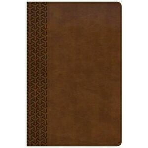 CSB Everyday Study Bible, British Tan Leathertouch - Csb Bibles by Holman imagine