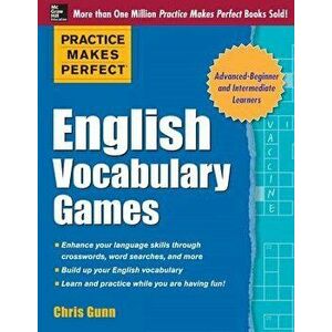 English Vocabulary Games, Paperback - Chris Gunn imagine