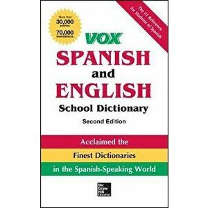 Vox Spanish and English School Dictionary, Paperback, 2nd Edition - Vox imagine