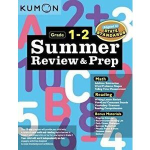 Summer Review and Prep 1-2, Paperback - Kumon imagine