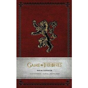 Game of Thrones: House Lannister Ruled Notebook, Paperback - Insight Editions imagine