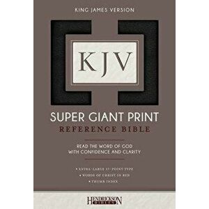 KJV Super Giant Print Bible - Hendrickson Bibles imagine