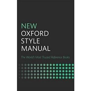 New Oxford Style Manual, Hardcover - Oxford University Press imagine
