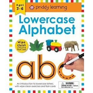 Wipe Clean Workbook: Lowercase Alphabet (Enclosed Spiral Binding): Ages 3-6; With Pen & Flash Cards - Roger Priddy imagine