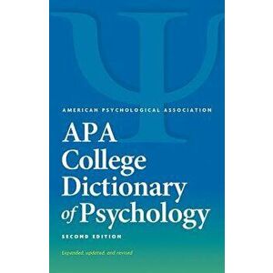 Dictionary of Psychology, Paperback imagine