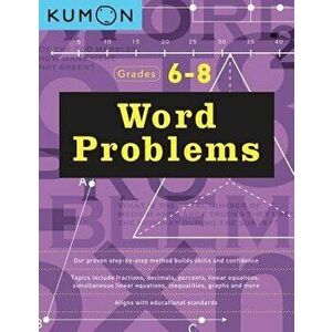 Word Problems Grades 6/8, Paperback - Kumon imagine