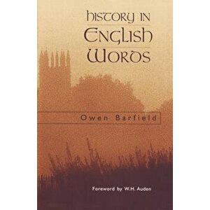 History in English Words - Owen Barfield imagine