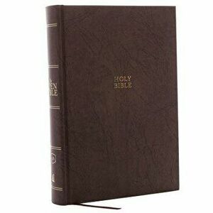 The Kjv, Open Bible, Hardcover, Brown, Red Letter Edition, Comfort Print: Complete Reference System - Thomas Nelson imagine
