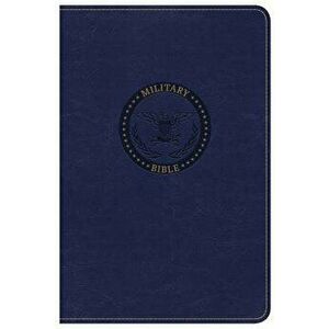 CSB Military Bible, Royal Blue Leathertouch - Csb Bibles by Holman imagine