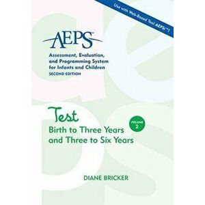 AEPS Test Birth to Three Years and Three to Six Years - Diane Bricker imagine