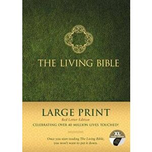 The Living Bible Large Print Red Letter Edition, Hardcover - Tyndale imagine
