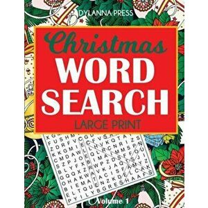 Christmas Word Search Puzzles, Large Print, Paperback - Dylanna Press imagine