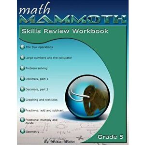 Math Mammoth Grade 5 Skills Review Workbook, Paperback - Maria Miller imagine