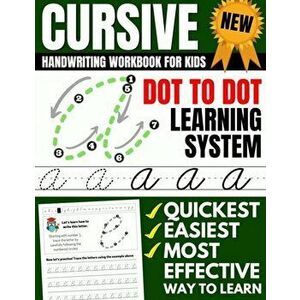 Cursive Handwriting Workbook For Kids: Dot To Dot Cursive Practice Book (Beginning Cursive), Paperback - Brighter Child Company imagine
