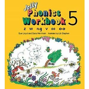 Jolly Phonics Workbook 5. in Precursive Letters (British English edition), Paperback - Sara Wernham imagine