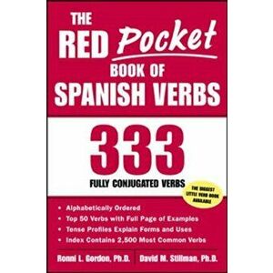 Red Pocket Book of Spanish Verbs, Paperback - David M. Stillman imagine