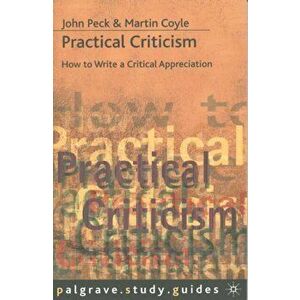 Practical Criticism, Paperback - Martin Coyle imagine