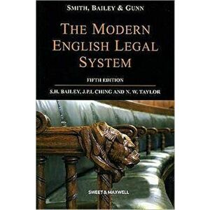 Smith, Bailey & Gunn on The Modern English Legal System, Paperback - Professor David, QC Ormerod imagine