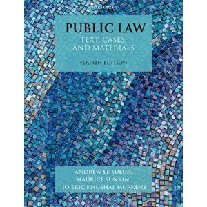 Public Law. Text, Cases, and Materials, Paperback - Jo Eric Khushal Murkens imagine
