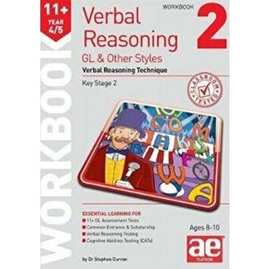 11+ Verbal Reasoning Year 4/5 GL & Other Styles Workbook 2. Verbal Reasoning Technique, Paperback - Jacqui Turner imagine