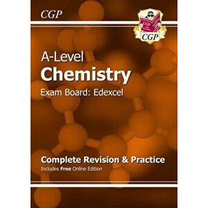 A-Level Chemistry: Edexcel Year 1 & 2 Complete Revision & Practice with Online Edition, Paperback - *** imagine