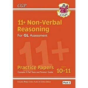 New 11+ GL Non-Verbal Reasoning Practice Papers: Ages 10-11 Pack 2 (inc Parents' Guide & Online Ed), Paperback - CGP Books imagine