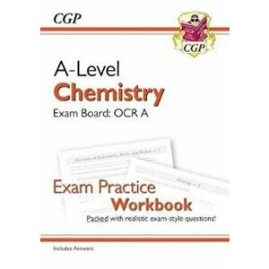New A-Level Chemistry: OCR A Year 1 & 2 Exam Practice Workbook - includes Answers, Paperback - *** imagine