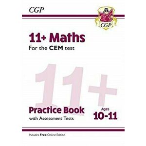 New 11+ CEM Maths Practice Book & Assessment Tests - Ages 10-11 (with Online Edition), Paperback - CGP Books imagine