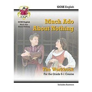 New Grade 9-1 GCSE English Shakespeare - Much Ado About Nothing Workbook (includes Answers), Paperback - *** imagine