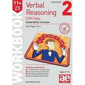 11+ Verbal Reasoning Year 5-7 CEM Style Workbook 2. Verbal Ability Technique, Paperback - Katrina MacKay imagine