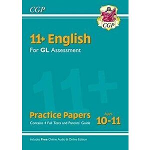New 11+ GL English Practice Papers - Ages 10-11 (with Parents' Guide & Online Edition), Paperback - *** imagine