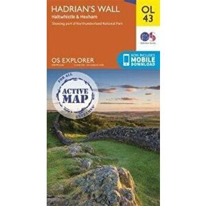 Hadrian's Wall. Haltwhistle & Hexham, Sheet Map - *** imagine