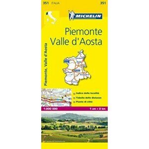 Piemonte & VA - Michelin Local Map 351. Map, Sheet Map - *** imagine