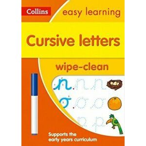 Cursive Letters Age 3-5 Wipe Clean Activity Book - *** imagine