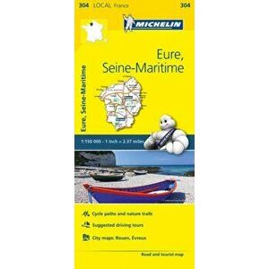 Eure, Seine-Maritime - Michelin Local Map 304. Map, Sheet Map - *** imagine