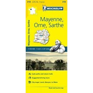 Mayenne, Orne, Sarthe - Michelin Local Map 310. Map, Sheet Map - *** imagine
