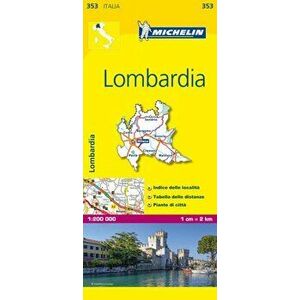 Lombardia - Michelin Local Map 353. Map, Sheet Map - *** imagine