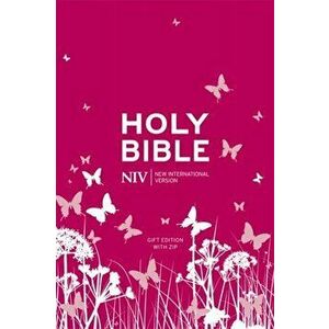 NIV Pocket Pink Soft-tone Bible with Zip, Paperback - *** imagine