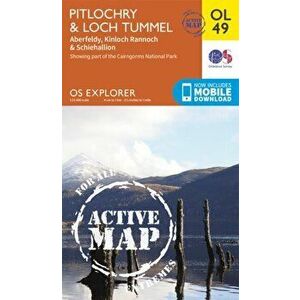 Pitlochry & Loch Tummel, Aberfeldy, Kinloch Rannoch & Schiehallion, Sheet Map - *** imagine