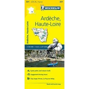 Ardeche, Haute-Loire - Michelin Local Map 331. Map, Sheet Map - *** imagine