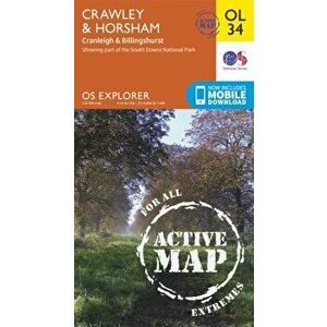 Crawley & Horsham, Cranleigh & Billingshurst, Sheet Map - *** imagine