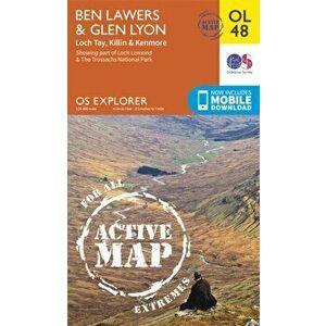 Ben Lawers & Glen Lyon, Loch Tay, Killin & Kenmore, Sheet Map - *** imagine